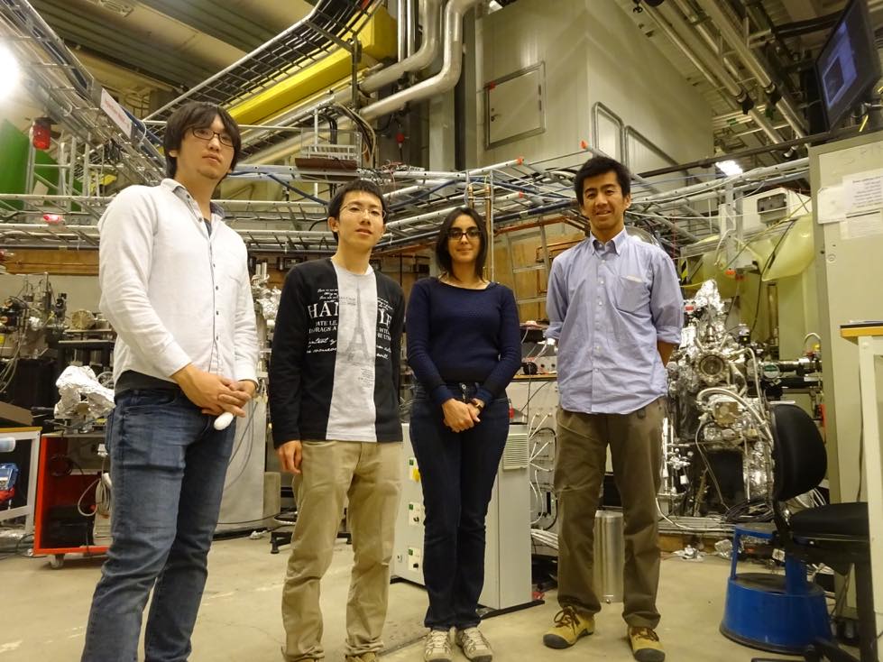 Experiment at the Swedish synchrotron radiation facility, MAX-lab