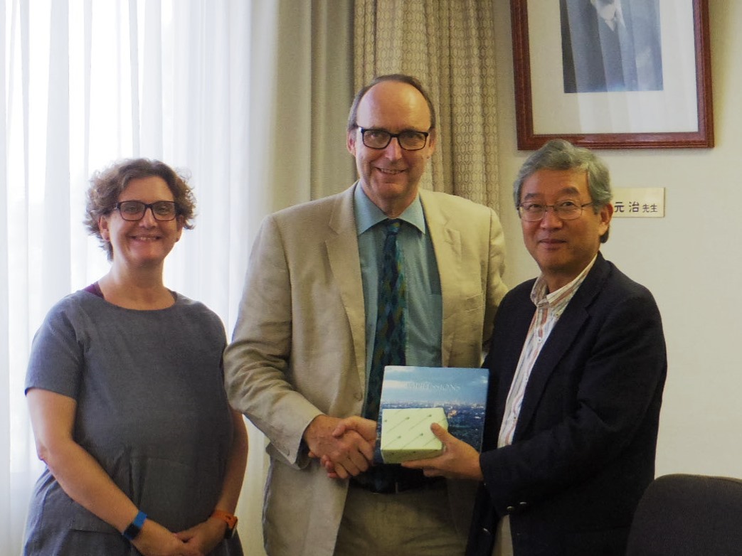 Prof.Woollins' visit to Awaga Group, Nagoya University, Japan